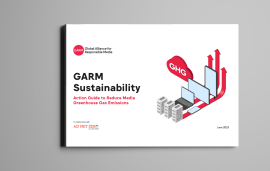    GARM and Ad Net Zero launch world's first guide to sustainable media for advertisers
