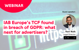    Webinar: IAB Europe’s TCF found in breach of GDPR – what next for advertisers?