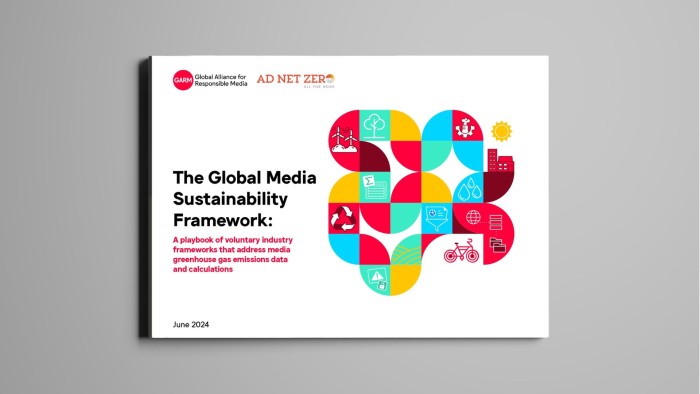 GARM x ANZ Global Media Sustainability Framework cover