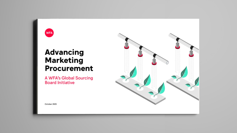 Advancing marketing procurement