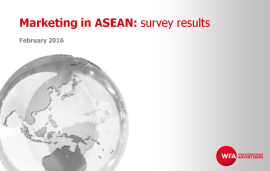    Survey results on Marketing in ASEAN