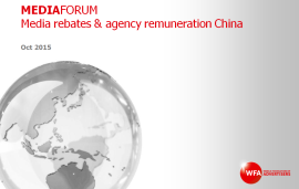    Benchmark on Media rebates & agency remuneration China