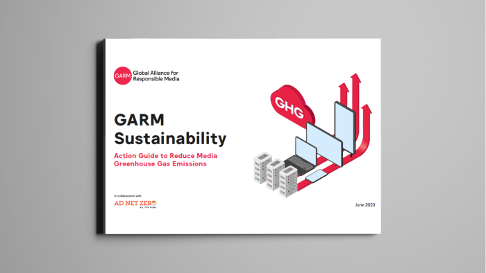 GARM cover-Sustainability guide