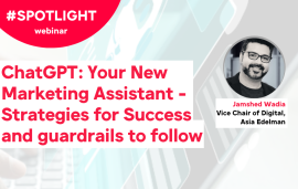    Spotlight: ChatGPT: Your New Marketing Assistant - Strategies for Success and guardrails to follow