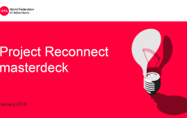    Project Reconnect masterdeck 2019
