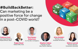    #BuildBackBetter: Can marketing be a positive force for change in a post-COVID world?