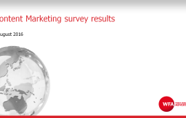    Content marketing survey results