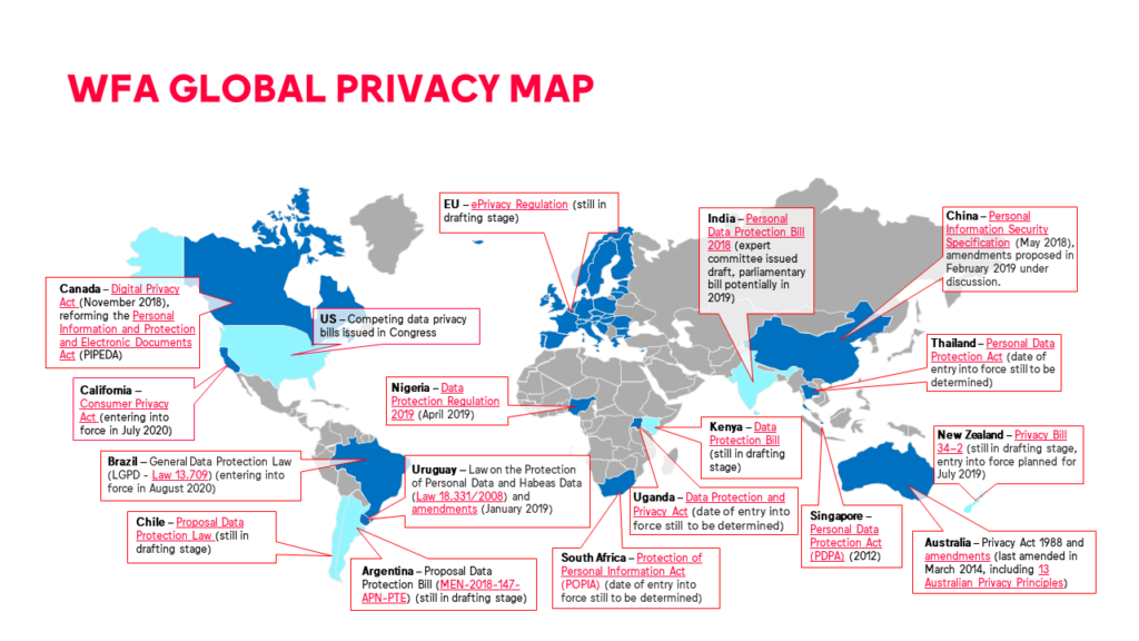 Какой будет июль 2020 года. Global data. Страны входящие в GDPR. Карта распространения GDPR. India personal data Protection Act.
