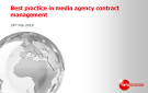 Survey results on Best practice in media agency contract management