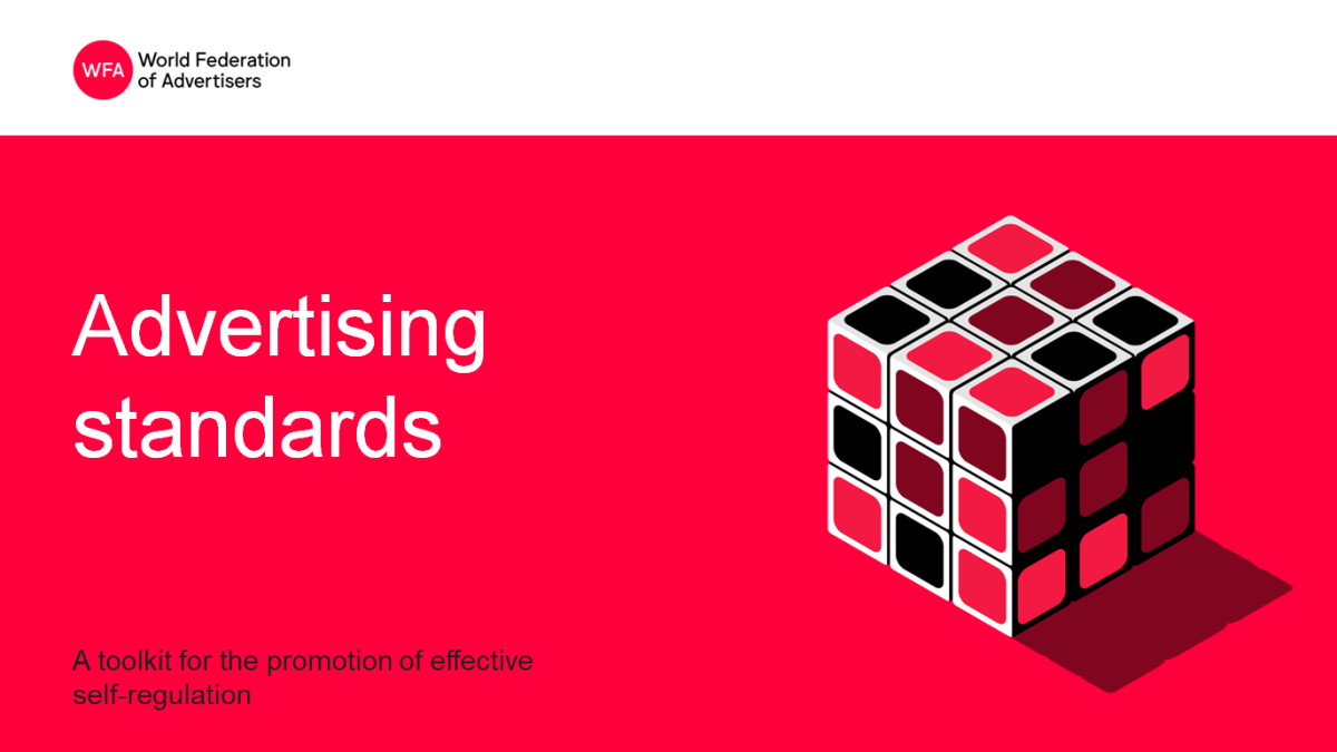 Advertising standards toolkit for the promotion of effective self