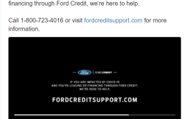    Ford - Payment relief