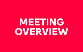    Sourcing Forum meeting overview (November 2019)