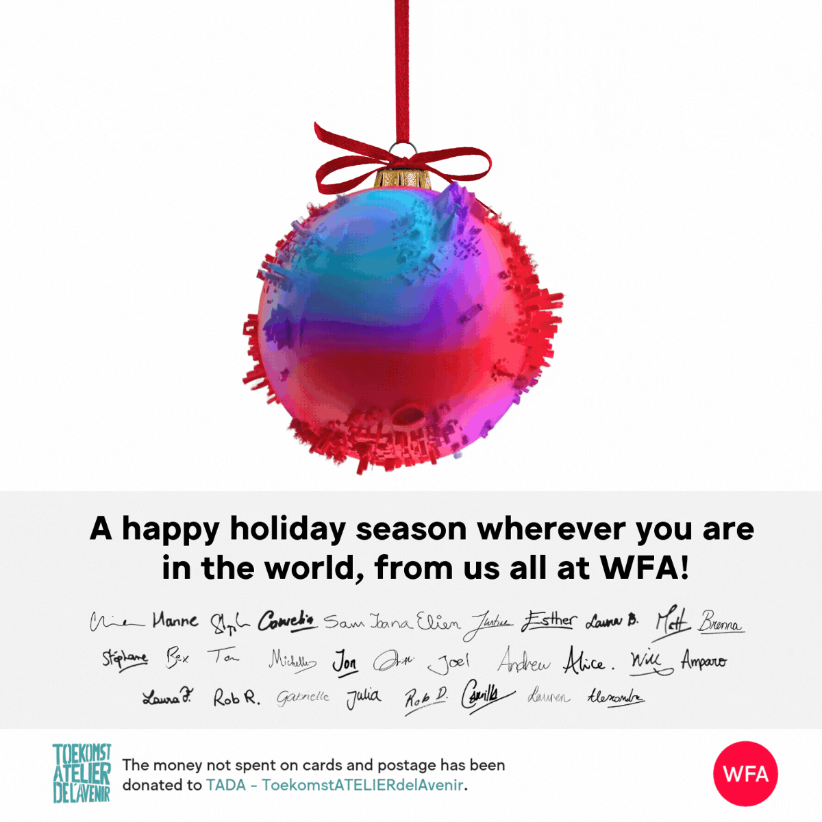 WFA holiday card 2024