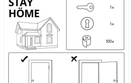   IKEA - An instruction manual on how to "STAY HÖME"