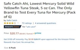    Safe Catch Tuna (USA, Amazon)
